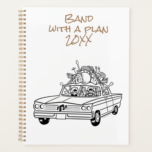 Band With A Plan 20XX Planner (Front)