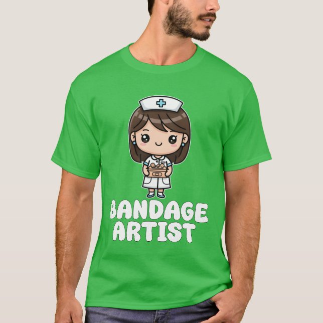 BANDAGE ARTIST NURSE GIFT T-Shirt (Front)
