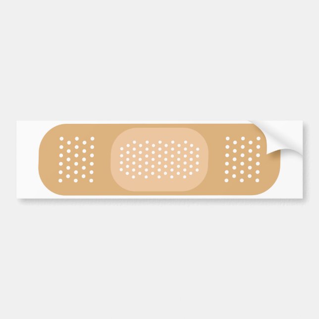 Bandage Bumper Sticker (Front)
