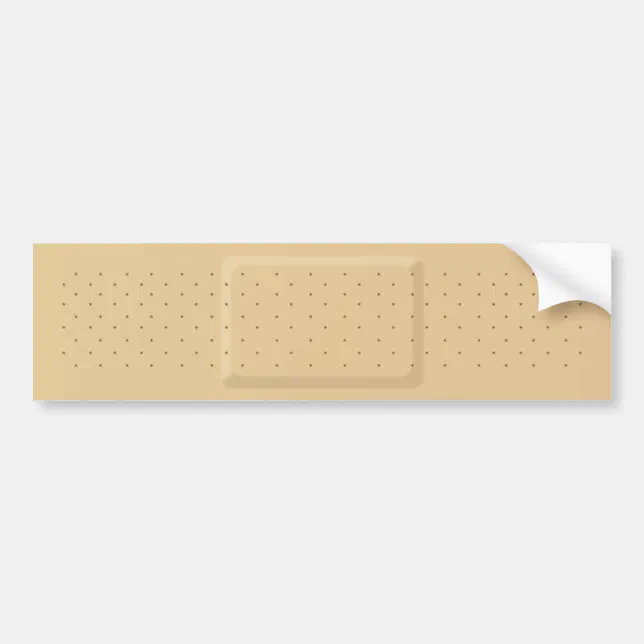 Bandage Bumper Sticker | Zazzle