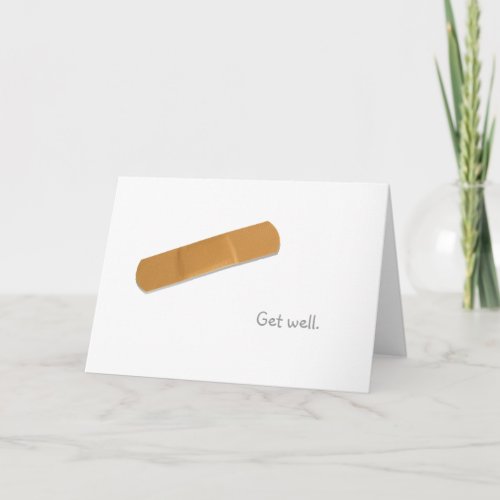 Bandage Get Well Card