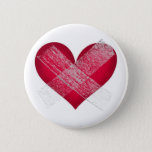 Bandage Wounded Heart Button at Zazzle