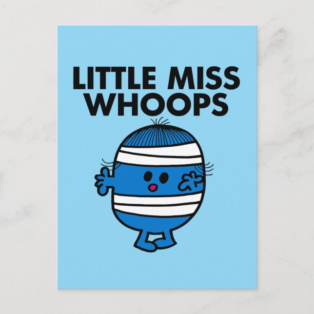 Bandaged Little Miss Whoops Postcard (Front)