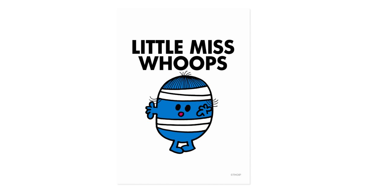 Bandaged Little Miss Whoops Postcard | Zazzle.com