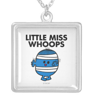 Bandaged Little Miss Whoops Silver Plated Necklace