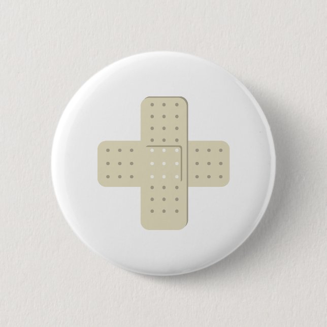 Bandaid Bandages Button (Front)