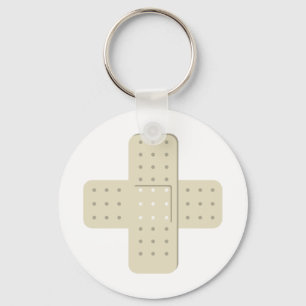 Bandaid Bandages Keychain