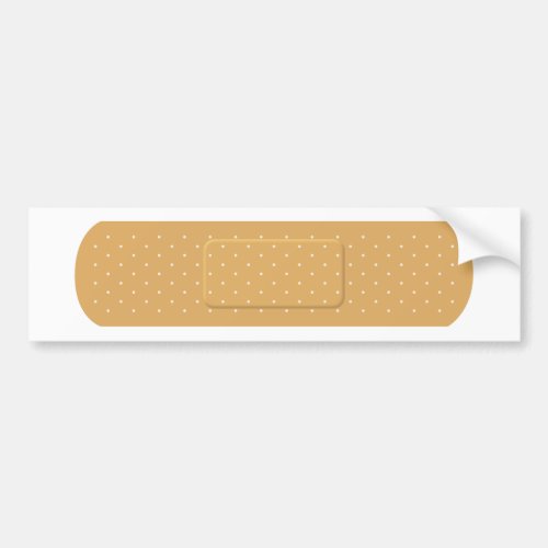 Bandaid Bumper Sticker