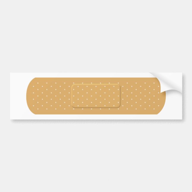 Bandaid Bumper Sticker (Front)