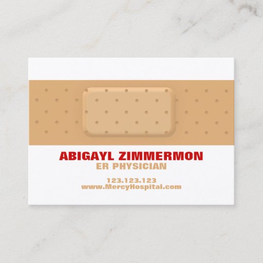 Customizable BANDAID Business Card