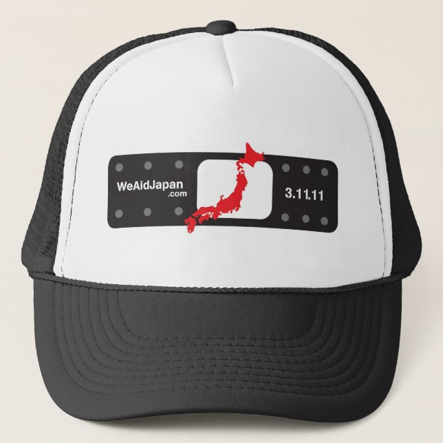 Bandaid Hat Black　バンドエイド帽子黒 (Front)