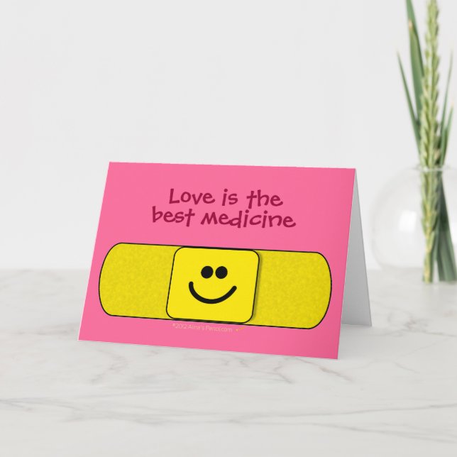 Bandaid Love Best Medicine Nurse Thank You (Front)