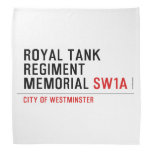 royal tank regiment memorial  Bandana