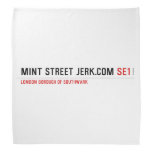 mint street jerk.com  Bandana