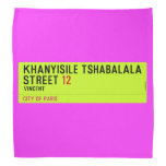 Khanyisile Tshabalala Street  Bandana