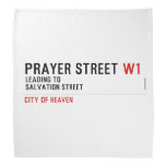 Prayer street  Bandana
