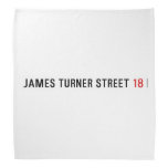 James Turner Street  Bandana