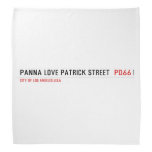 panna love patrick street   Bandana