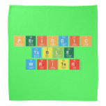 Periodic
 Table
 Writer  Bandana