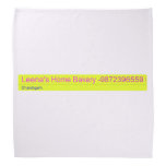 Leena's Home Bakery  Bandana