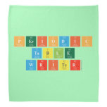 Periodic
 Table
 Writer  Bandana