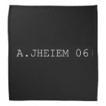 A.jheiem  Bandana
