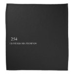 I LOVE KIA MIA THOMPSON    Bandana