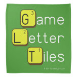 Game Letter Tiles  Bandana
