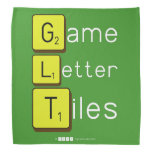 Game Letter Tiles  Bandana