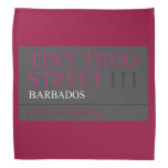Tiny Thug Street  Bandana