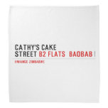 Cathy's Cake Street  Bandana