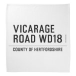 VICARAGE ROAD  Bandana