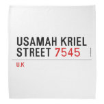 usamah kriel street  Bandana