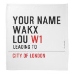 Your Name WAKX LOU  Bandana
