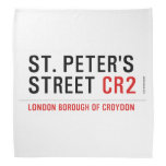 St. peter's Street  Bandana