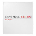 ilove music  Bandana