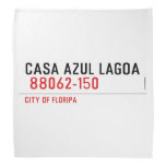 CASA AZUL LAGOA   Bandana