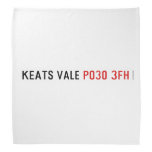 Keats Vale  Bandana