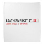 leathermarket St.  Bandana