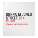 Donna M Jones STREET  Bandana