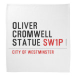 oliver cromwell statue  Bandana