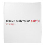 BEGUMELEKORAYEKBAS  Bandana