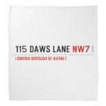115 DAWS LANE  Bandana
