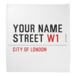 Your Name Street  Bandana