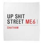 Up Shit Street  Bandana