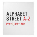 Alphabet  Street  Bandana