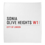 Sonia olive heights  Bandana