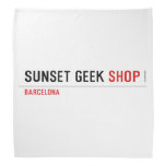 SUNSET GEEK  Bandana