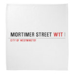 Mortimer Street  Bandana