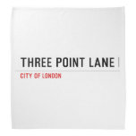 THREE POINT LANE  Bandana